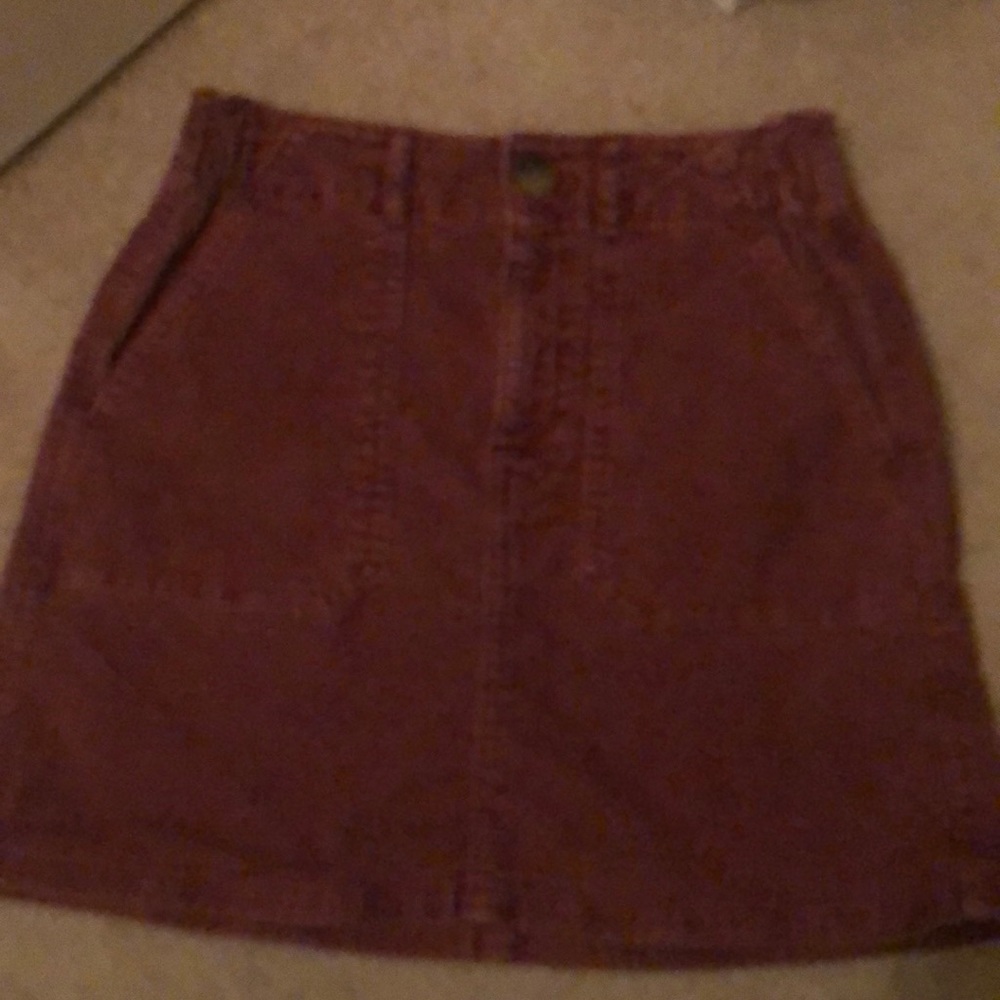 Corduroy skirt